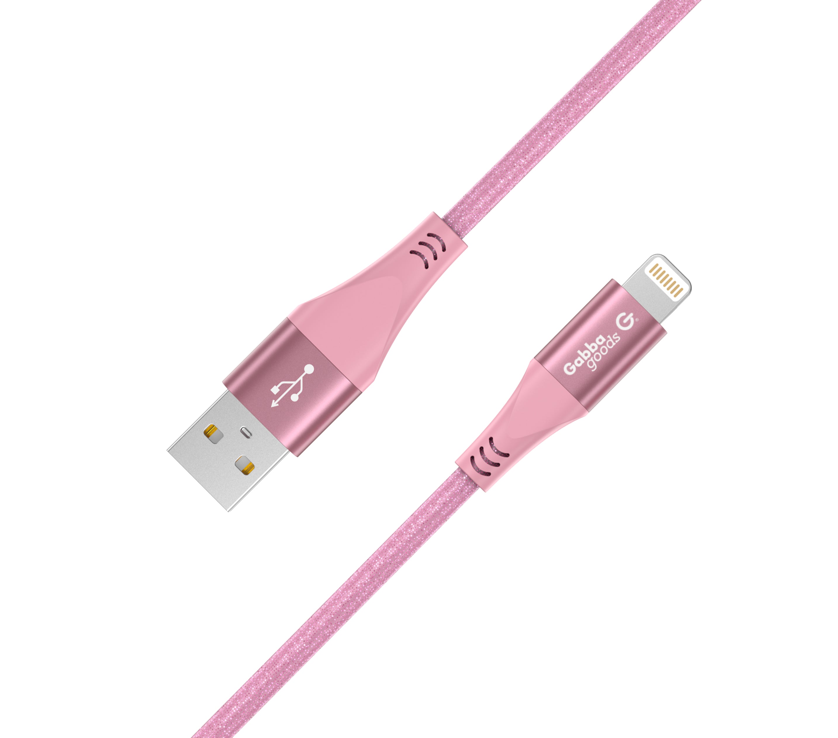 Glitter Apple Certified MFI Lightning Cable- 4ft